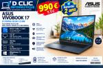 ASUS VIVOBOOK X1704VA (CORE 5 120U, 16G DDR5, 1TO NVMe, 17.3FHD IPS, W11H)